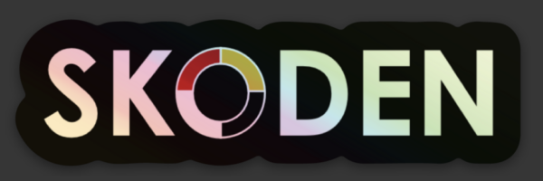 Holographic Skoden Sticker